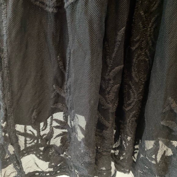 Maxwell Black Lace Midi Dress Small Medium - Picture 5 of 6